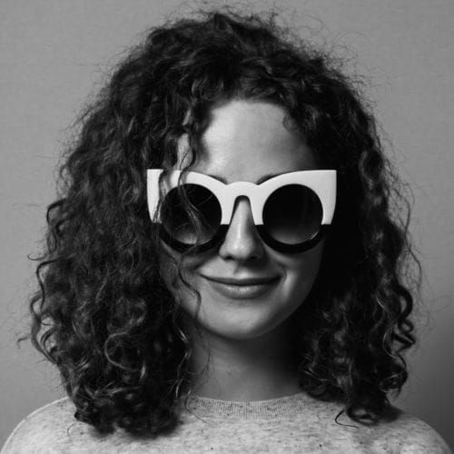 Alexandra Voicehovska with glasses