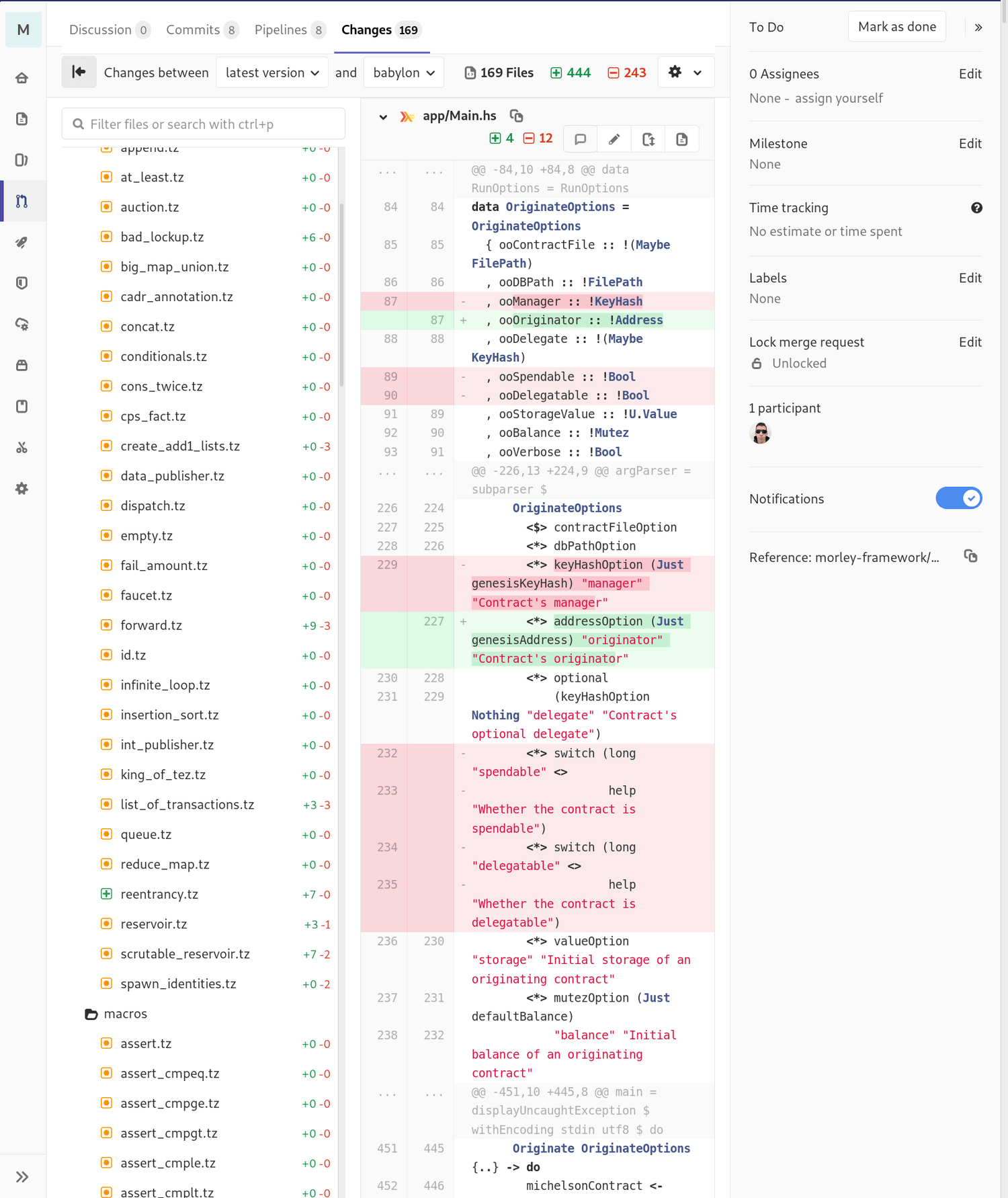 GitLab pull request changes2
