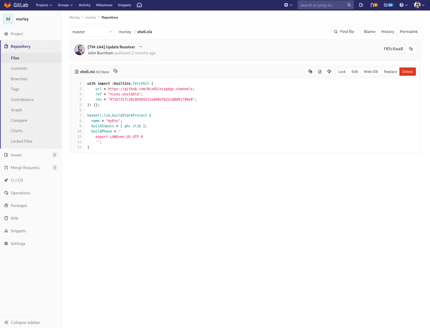 Browse GitLab