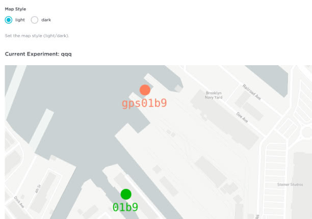 Poor visualization made it hard to distinguish between dynamic nodes (users) and static nodes (terrestrial radios).